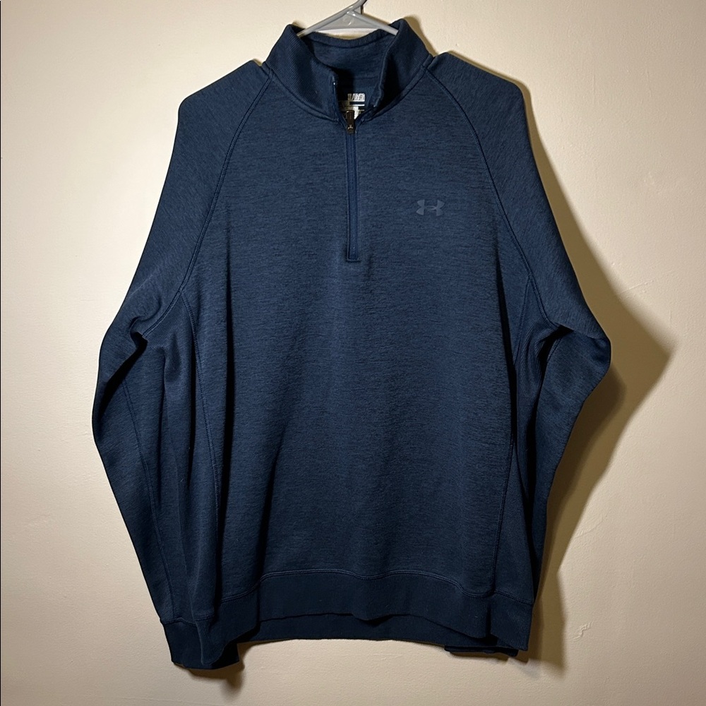 Under Armour Navy Quarter-Zip Pullover